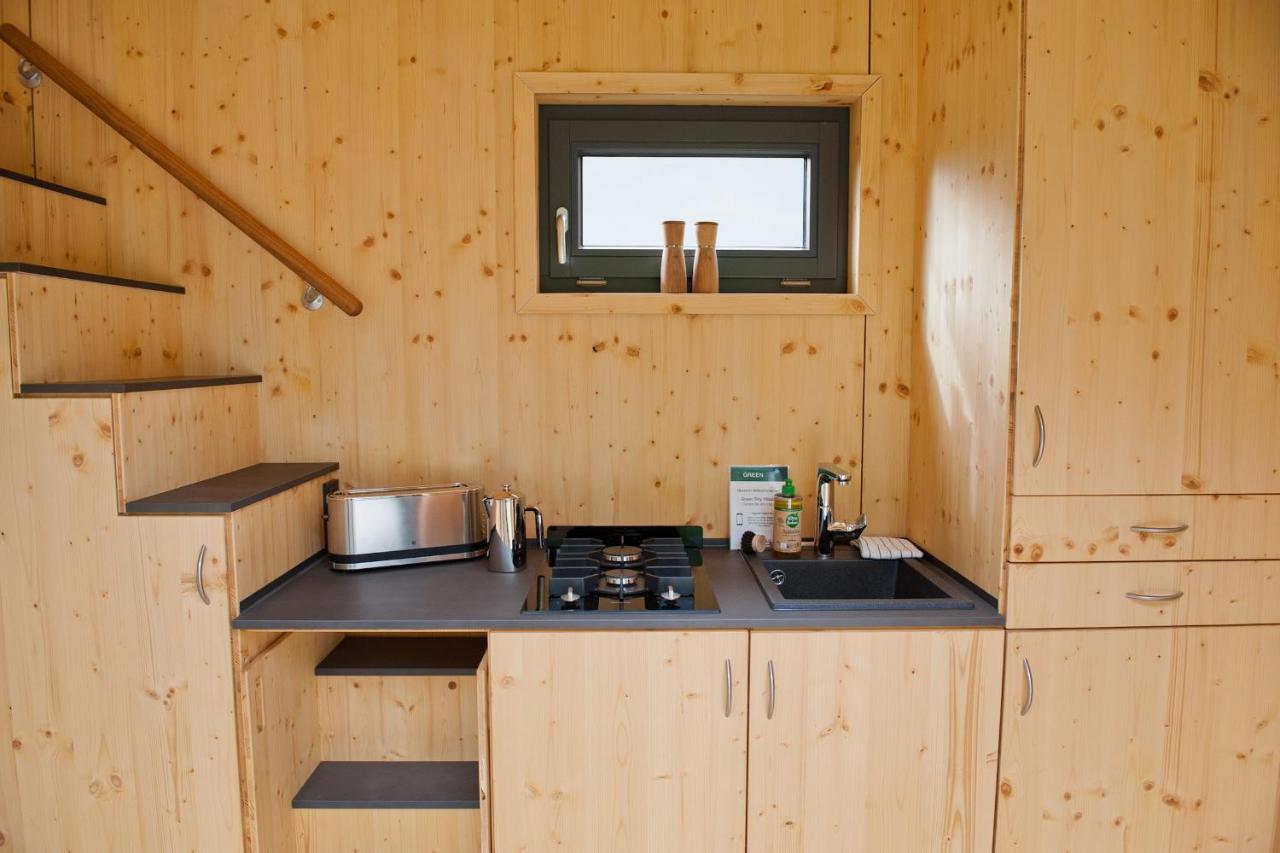 Tiny House Nature 16 Zur Meerseite - Green Tiny Village Harlesiel คาโรลิเนนซีล ภายนอก รูปภาพ
