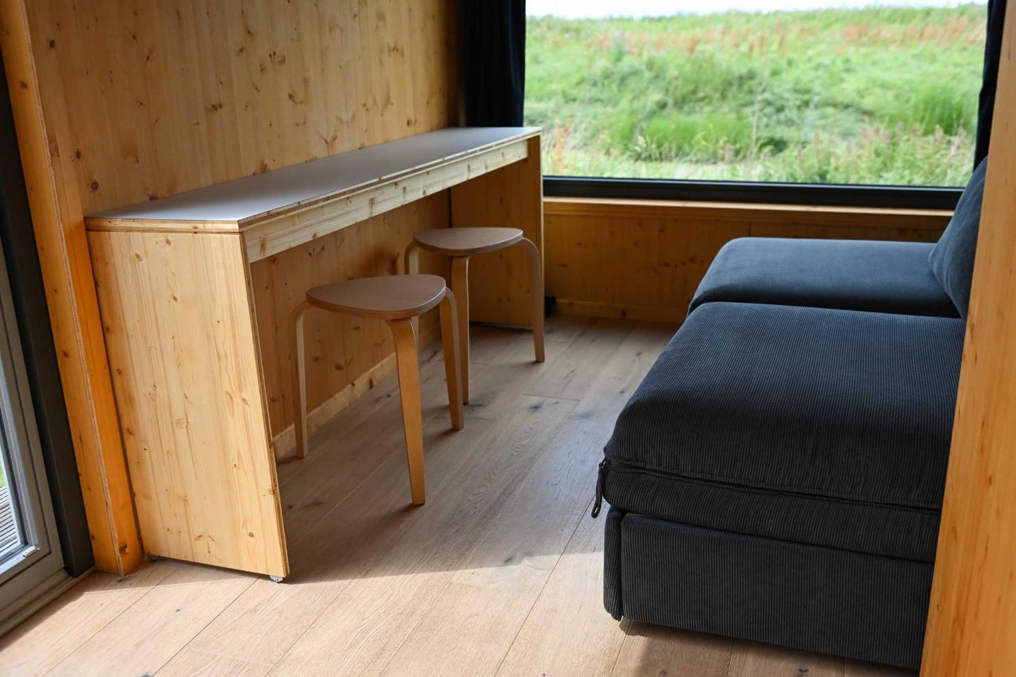 Tiny House Nature 16 Zur Meerseite - Green Tiny Village Harlesiel คาโรลิเนนซีล ภายนอก รูปภาพ