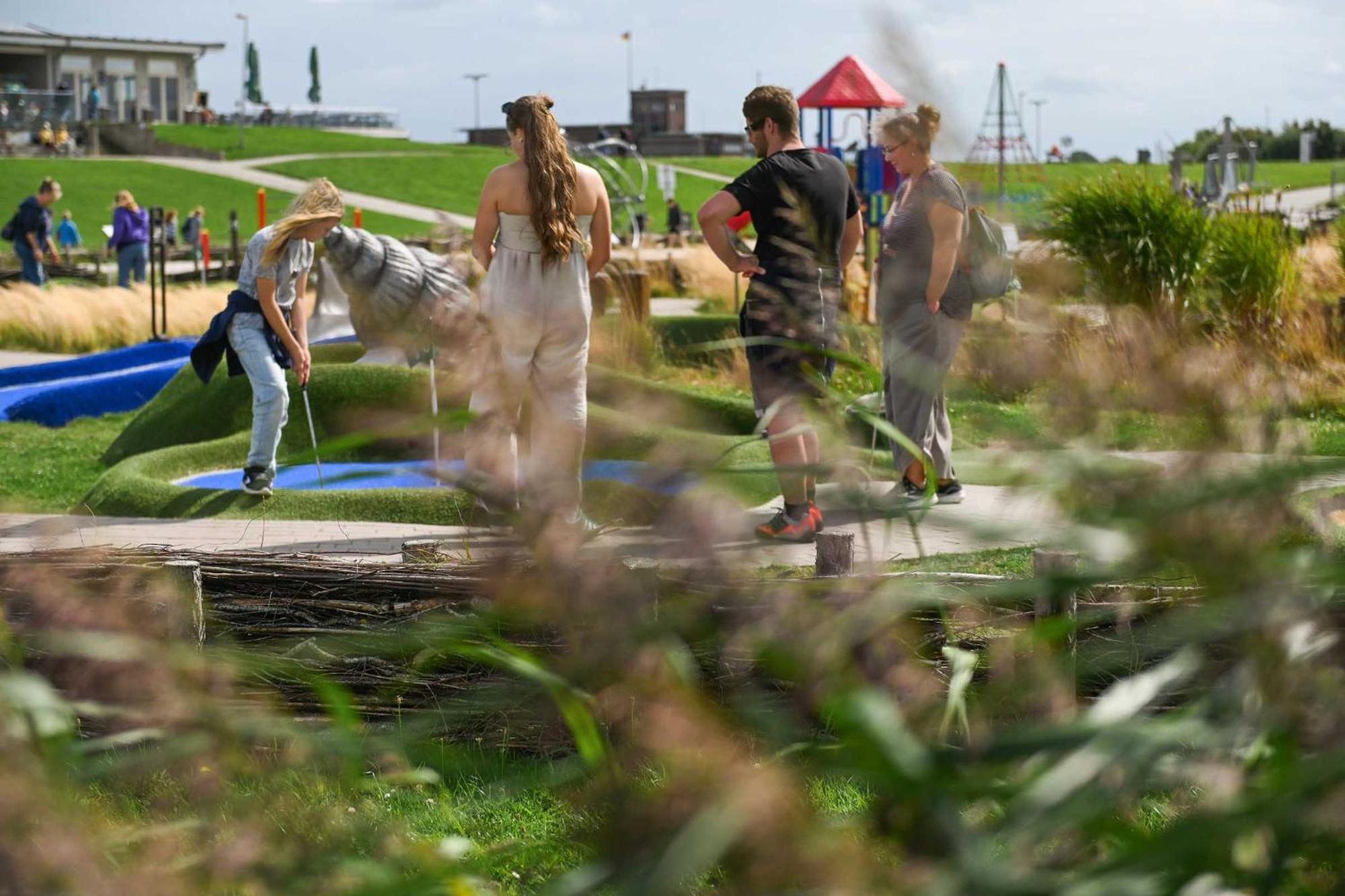 Tiny House Nature 16 Zur Meerseite - Green Tiny Village Harlesiel คาโรลิเนนซีล ภายนอก รูปภาพ